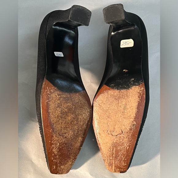 6 STUART WEITZMAN elegant heels pumps SPAIN platinum sparkle glam bling holiday - Picture 11 of 16